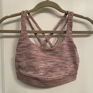 Lululemon Light Pink Sports Bra
